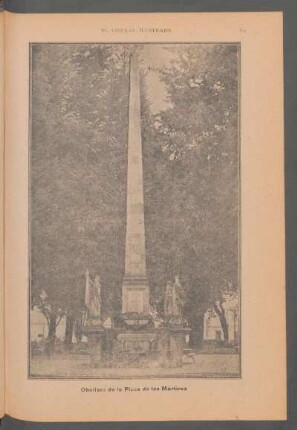 Obelisco de la Plaza de los Mártires - [Fotografía]
