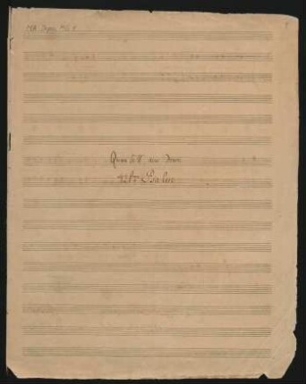 Wie der Hirsch schreit. Auszüge. Arr.; V (5), pf (orch); B-Dur; MWV A; op.42