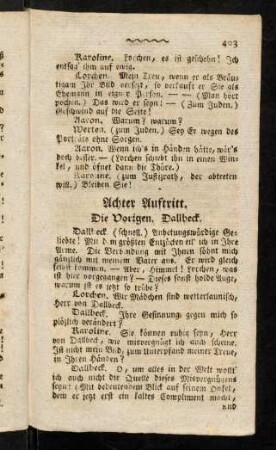 403-410, Achter Auftritt - Ellfter Auftritt