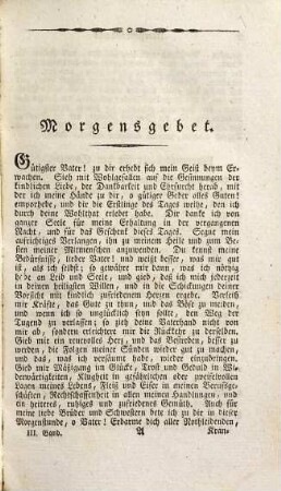 Erbauungsbuch für katholische Christen auf alle Tage des Kirchenjahrs. 3, Sommertheil, vom ersten Sonntage bis zum fünfzehnten Samstage nach Pfingsten