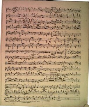 VII. Parthie : enth. 12 Stücke für vollst. Streich-Orch. in augesetzten Stimmen mit Direktionsstimme Nr. 87 ; [op. 284]