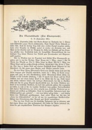 Die Marneschlacht (Fère Champenoise)