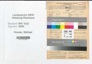 Entnazifizierung Michael Kreuter , geb. 03.03.1916 (Kaufmann)