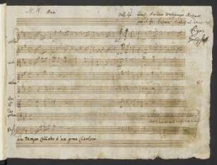 Clarice cara mia sposa; T, [B], orch; D-Dur; KV 256