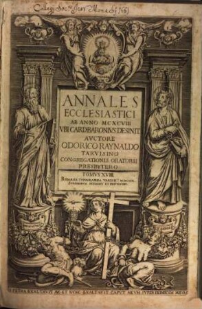 Annales Ecclesiastici Ab Anno MCXCVIII Vbi Card. Baronivs Desinit, 18