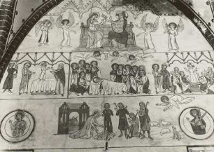 Szenen aus dem Leben Jesu mit Marienkrönung