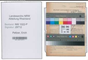 Entnazifizierung Erich Peltzer , geb. 08.05.1901 (Geschaeftsfuehrer)