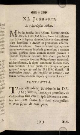 21-30, XI. - XV. Januarii