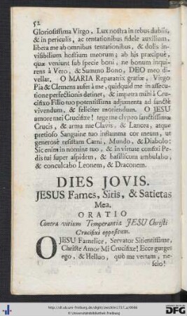 Dies Jovis.