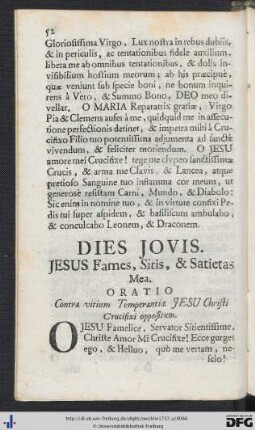 Dies Jovis.