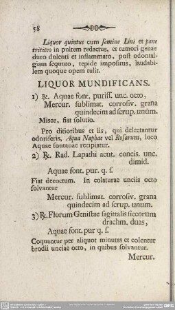Liquor Mundificans