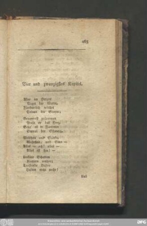 Vier und zwanzigstes Kapitel.