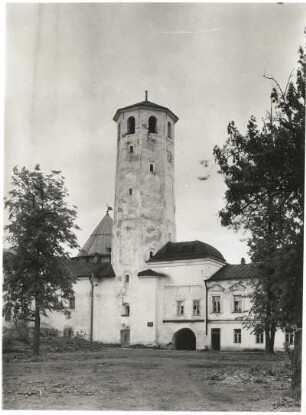 Nowgorod (Weliki Nowgorod), Russland. Kreml. Glockenturm "Stundenläuter" des Euthymios (Jewfim; A. 15. Jh.)