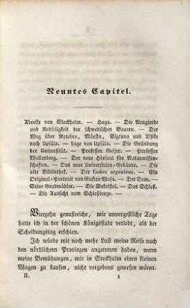 Reise durch Schweden im Sommer 1836, 2
