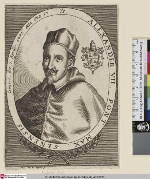 Alexander VII. Pont. Max. Senensis [Papst Alexander VII.]