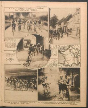 La más grande prueba ciclística: La Vuelta de Francia [Fotografías y mapa]