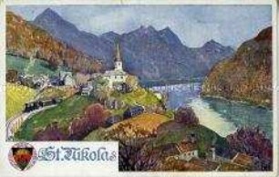 Sankt Nikola/Donau, Postkarte des Deutschen Schulvereins Nr.285