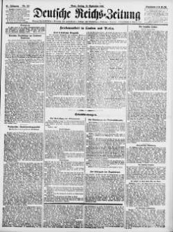 Deutsche Reichs-Zeitung. 1871-1934