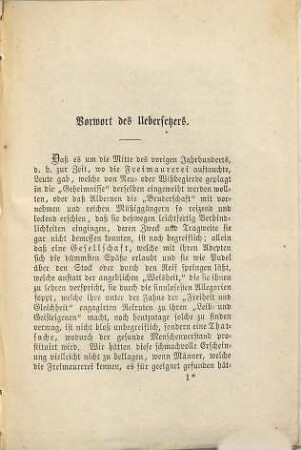 Die Freimaurer : was sie sind, was sie thun und was sie wollen ; autorisirte Übers.
