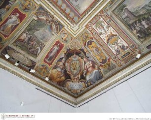 Deckendekoration mit Szenen aus der Josephsgeschichte, Wappen von Alessandro Sforza