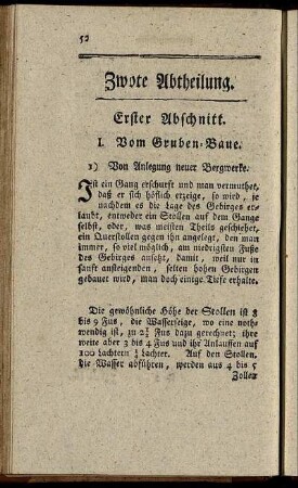 Zwote Abtheilung.