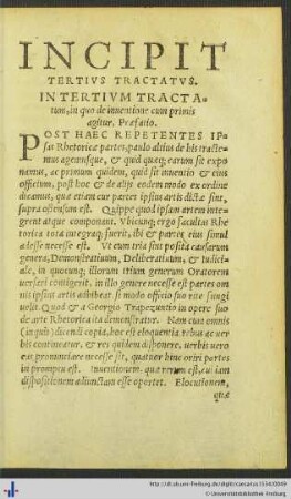 Tractatus Tertius