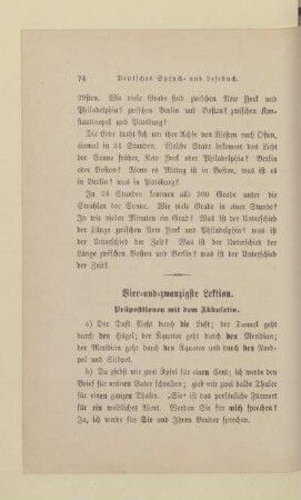 Vier-und-zwanzigste Lektion
