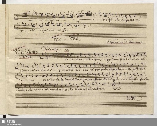 724 Duetto: La Meschina vostra Sposa / Naumann, J.G.