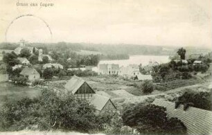 Postkarte, Lagow (Łagów)