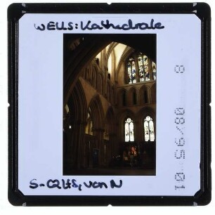 Wells, Kathedrale : Innenansicht südliches Querhaus
