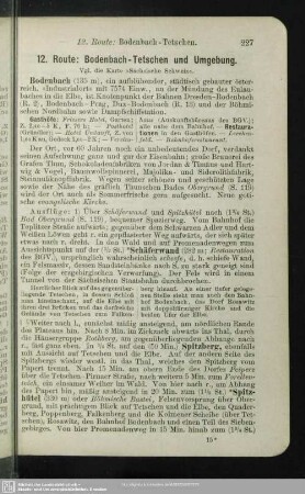 12. Route: Bodenbach-Tetschen und Umgebung