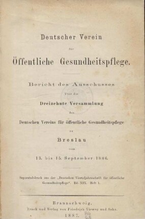 13: Breslau vom 13. bis 15. September 1886