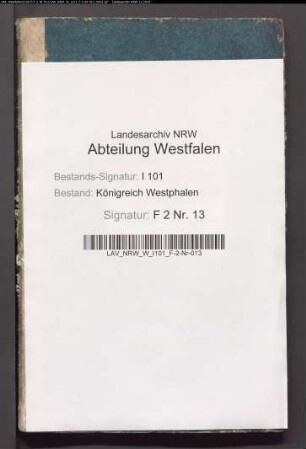 Status der Obedienzien des Domkapitels Paderborn