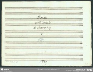Sonatas - Mus.3335-T-1,5 : cemb - F