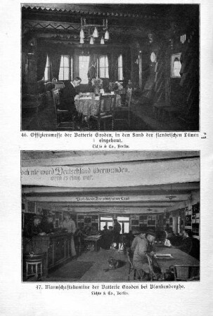 47. Mannschaftskantine der Batterie Groden bei Blankenberghe.