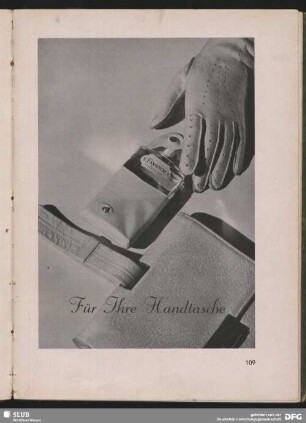 Für ihre Handtasche
