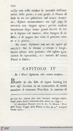 Capitolo IV: Se i Greci dipinsero alla nostra tempra