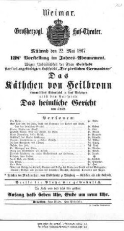 Das Käthchen von Heilbronn