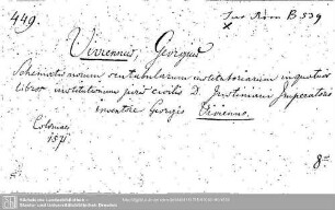 Jus Romanum B 0539