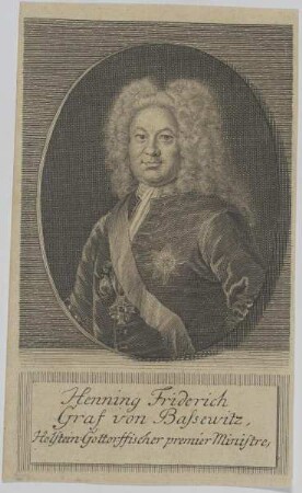 Bildnis des Henning Friderich von Bassewitz