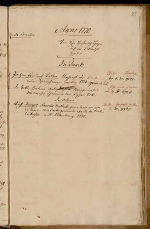 Vom [...] Hofrath Heyne auf die Bibliothek gegeben.