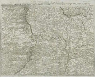49: Carte Topographique D'Allemagne Contenant l'Electorat Palatine, une Partie de l'Archeveché de Mayence, du Duché de Würtemberg, et du Marcgraviat de Baaden-Durlach, l'Eveché de Spire, les Contes de Wertheim, d'Erpach, de Leiningen, de Hohenlohe, de Lowenstein, le Territoire de Worms, et de Heilbron