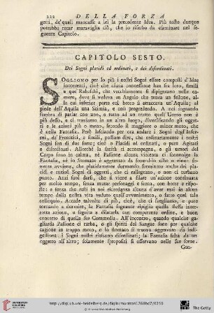 Capitolo sesto