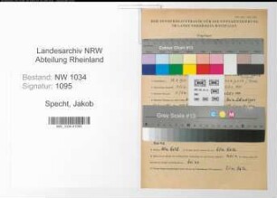 Entnazifizierung Jakob Specht , geb. 28.08.1911 (Stabsfeldwebel)