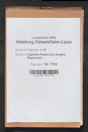 Zuführung ungeklärter Kanalabwässer durch die Stadt Blomberg in den Diestelbach; Kläranlage der Firma Blomberger Holzindustrie B. Hausmann