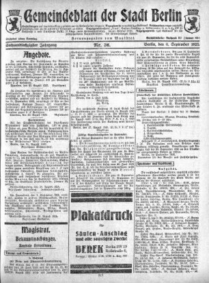1925,36: Nr. 36, 6. September 1925