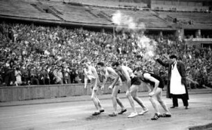 Berlin: 100-m-Lauf; Start