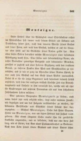 Montaigne