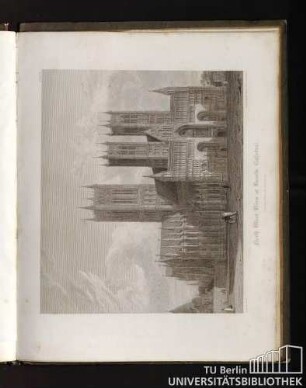 Plate 6. North west view of Lincoln Cathedral.