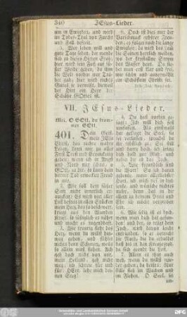 VII. Jesus-Lieder.